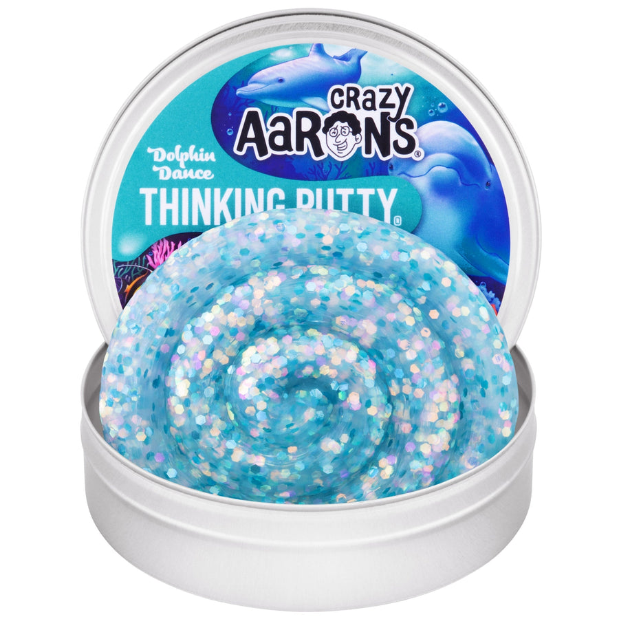 Dolphin Dance - 3.5" Thinking Putty Tin X0